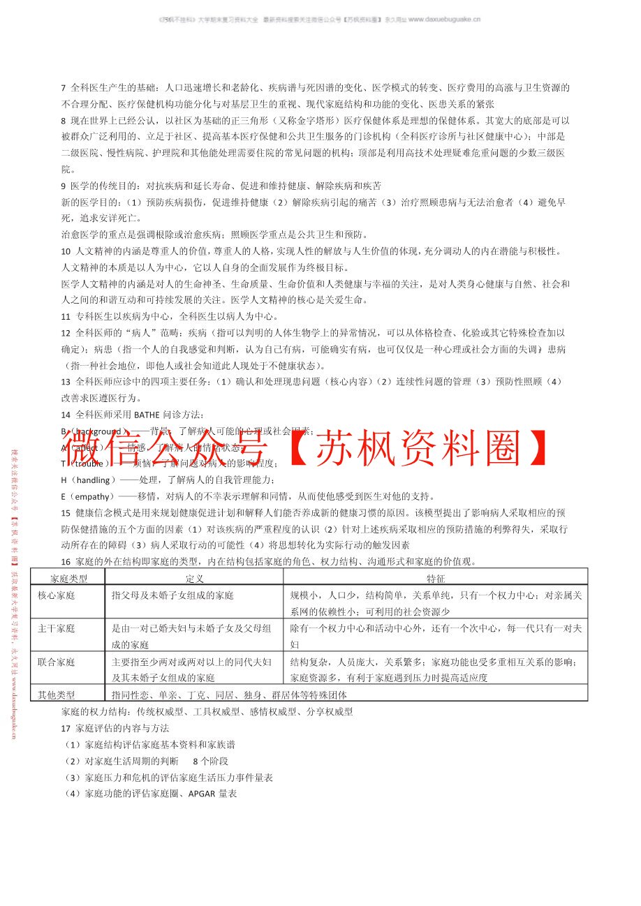 全科医学概论